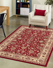 Load image into Gallery viewer, Unique Loom Washington Sialk Hill Area Rug - 5' x 8' Burgundy
